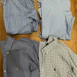 Ralph Lauren M set of 4 Men’s dress shirts